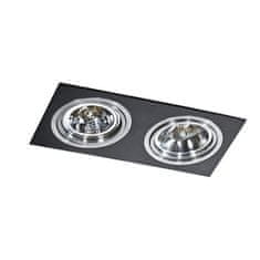 AZZARDO Siro 2 črna / aluminijasta svetilka