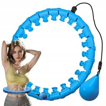 shumee Hula Hoop z utežmi modre barve (20)