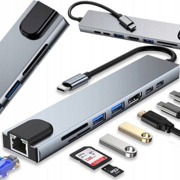 shumee 8-v-1 USB-vozlišče (200)