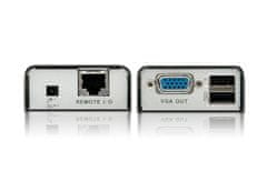Aten ATEN VE170 KVM podaljševalnik VGA in USB do 100m, črn