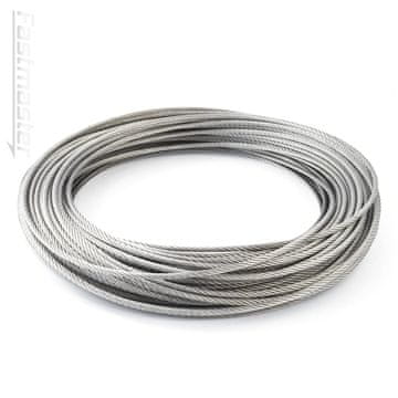 shumee Stahlseil | 2 mm | 20m | Edelstahl inox | 7x19 teža | Drahtseil für Rankhilfe Rostfrei Seil Stahl Draht Forstseil Windenseil Spannseil Geländerseil