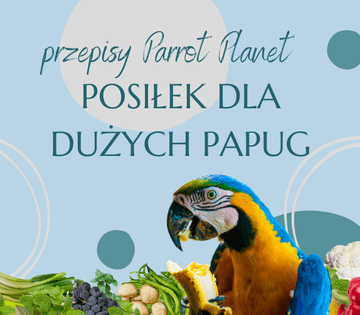 shumee ParrotPlanet Parrot Kitchen - zelenjava in kalčki ZA velike papige - Adzioszkin originalni recept iz Parrot Disaster