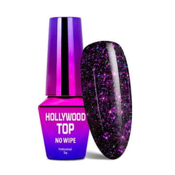 MollyLac Vrhunski lak za nohte Hollywood MollyLac One million dots za hibridne lake za nohte z delci brez brisanja 10 g