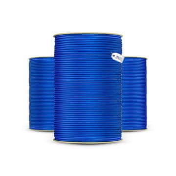 shumee DQ-PP blaues gummiseil - 10mm - 100m - Expander Gummischnur Elastiches Gummikordel Spannseil Planen Spangummi