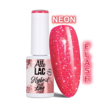 shumee LED/UV gel lak za nohte Pinks Flash Glitter Pink hibridni lak za nohte AlleLac hema/Di-hema Free 6g