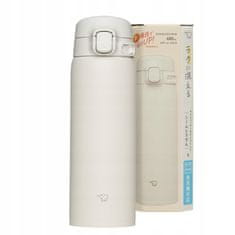 Zojirushi Zojirushi velika termo skodelica, pomivalna v pomivalnem stroju, termovka SU-BA48-WM 480 ml bela