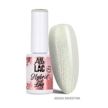 shumee Hibridni LED/UV gel lak za nohte z belimi kristalnimi bleščicami AlleLac hema/Di-hema Free 6g