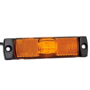 shumee LED pozicijska svetilka 12V 24V 36V oranžna z reflektorjem in kabelskim snopom - FT-017 Z LED