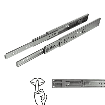 shumee Mehko zapiranje drsnika s krogličnimi ležaji H45, polni izvleček 300 mm 30 kg Riex NB48