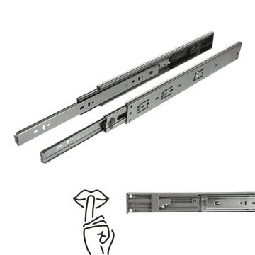 shumee Mehko zapiranje drsnika s krogličnimi ležaji H45, polni izvleček 350 mm 30 kg Riex NB48