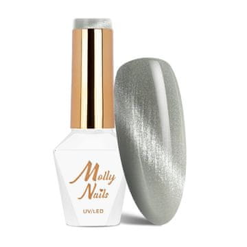 shumee Hibridni LED/UV gel lak Molly Nails Cat Eye Crystal Water hema/Di-hema Free št. 161 8 g