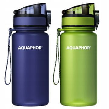 Aquaphor Aquaphor City 0,35 l steklenička s filtrirnim vložkom v mornarsko modri in zeleni barvi