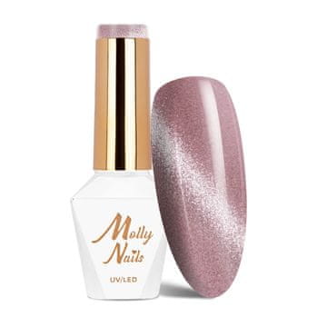 shumee Hibridni LED/UV gel lak Molly Nails Cat Eye Crystal Water št. 165 hema/Di-hema Free 8g