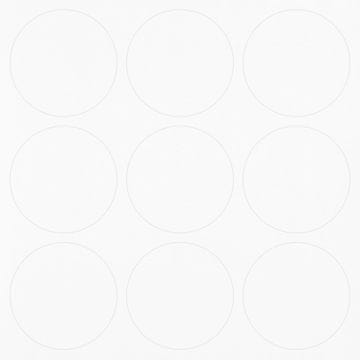 shumee Samolepilni pohištveni čepi ABS beli gladki fi 20 10113 HL00 (list 9 kosov) Riex JS10