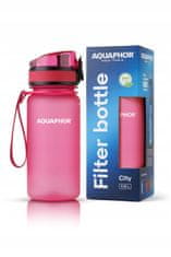 Aquaphor Aquaphor City filter steklenica 350 ml roza komplet 5 kartuš