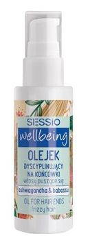 50 ml Sessio WELLBEING Disciplinirajoče olje za konice las z ašvagando in babassujem