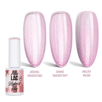 shumee Hibridni LED/UV gel lak za nohte Pinks Blush Bleščice AlleLac hema/Di-hema Free 6g