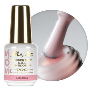 shumee Molly Nails Babydoll 15g gumijasta podlaga za nohte, manikuro, pedikuro in okraske