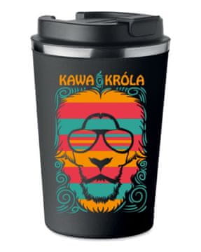 shumee Vrhunska termo skodelica s potiskom kraljeve kave, darilna, 350 ml, 0,35 l, KT_012