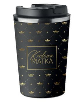 shumee Vrhunska termo skodelica s potiskom kraljice matere, darilo za mamo, 350 ml KT_047