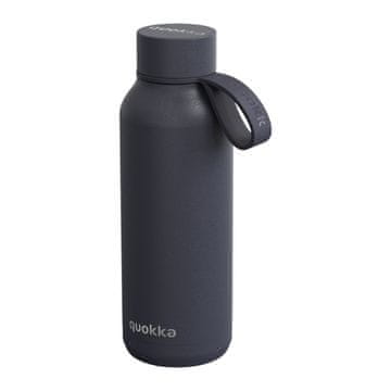 QUOKKA Quokka Solid With Strap - 510ml termos iz nerjavečega jekla s trakom (skrilasta)