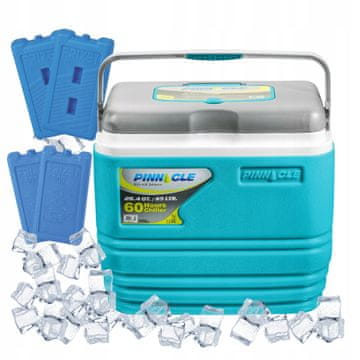 Pinnacle Pinnacle TPX7006 25L moder kamping hladilnik + 4 vložki. 2 x 500 ml, 2 x 1000 ml