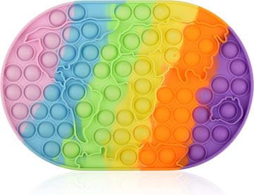 shumee POP-IT mehka igrača proti stresu, za koncentracijo, za ADHD, senzorično, barvita