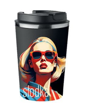 shumee Vrhunska termo skodelica s potiskom sladke ženske, kava, 350 ml, 0,35 l, KT_040