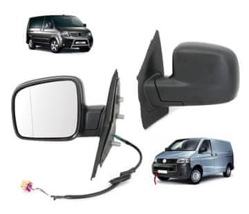shumee Levo električno ogledalo 5-pinsko Volkswagen Transporter T5 2003-2009 9568514M