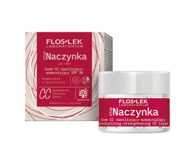 FLOS-LEK Stop Capillaries vlažilna in krepilna CC krema SPF 20 za dnevno uporabo 50 ml