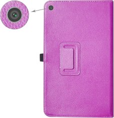 shumee Ovitek za tablico Alcatel A3 10" vijoličen, zaprt, z zavihkom, visoka zaščita