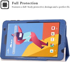 shumee Ovitek za tablico Vankyo MatrixPad S8, temno moder, zaprt, z visokim pokrovom
