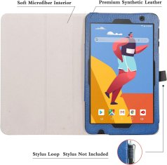 shumee Ovitek za tablico Vankyo MatrixPad S8, temno moder, zaprt, z visokim pokrovom