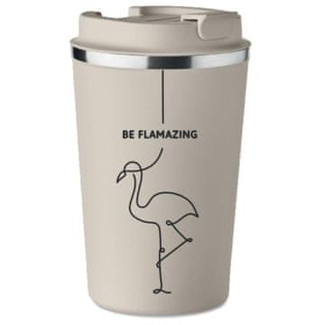 shumee Vrhunska termo skodelica z BE potiskom flamazing flaming coffee 350ml KT_091