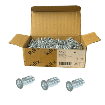 shumee Riex JD60 Euro vijaki 6,3x13 glava Ø 7 mm, PZ, (paket 600 kosov), beli cink
