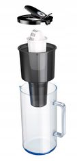 Aquaphor Aquaphor Nord stekleni filter vrč 2,5 l + 4 kartuše A5 (350 l), črne barve