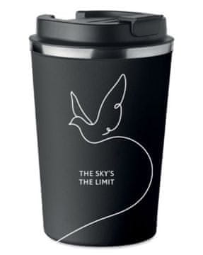 shumee Vrhunska termo skodelica s potiskom THE SKY'S THE limit 350ml 0.35l KT_018