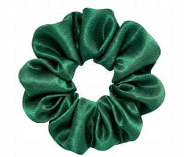 shumee Svilen trak za lase scrunchie, barva murve, 6A, zelena, M, srednje premium