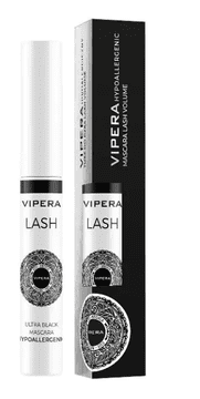 shumee Vipera maskara za volumen trepalnic, hipoalergena, ultra črna 6 ml / 1216