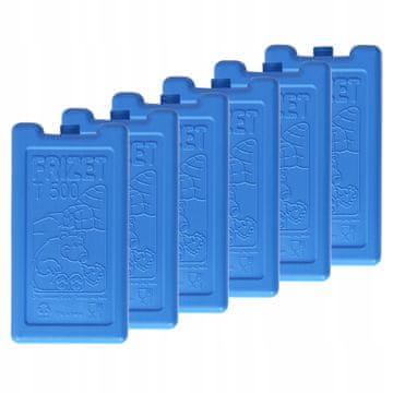 FRIZET Zamrzovalni obkladki za potovalno hladilno torbo, termo torba, 6 x 500 ml