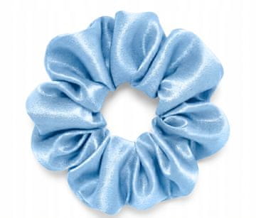 shumee Svilen trak za lase scrunchie, barva murve, 6A, modra, M, srednje premium