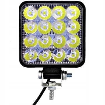 shumee Halogena LED delovna svetilka 48W 16 diod 10V 12V 83x83x20mm - LLP16MINI