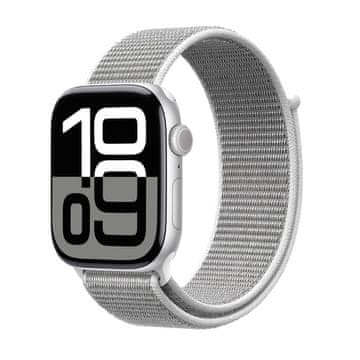 Crong Crong Nylon - športni pašček za Apple Watch 38/40/41/42 mm (srebrno siv)