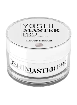 Global - Yoshikin Master PRO Gel UV LED prekrivalni gel Biscuit, samonivelirni 15 ml MP008