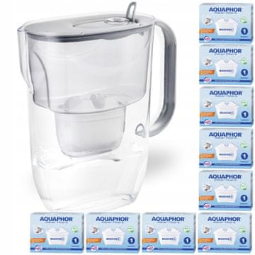Aquaphor Vrč za filtriranje sive vode Aquaphor Fresh 3,2 l z 10 kartušami Maxfor+