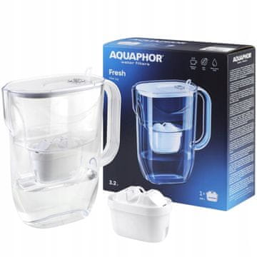 Aquaphor Vrč za filtriranje bele vode Fresh 3,2 l z vložkom Maxfor