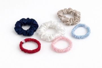 shumee Svileni trakovi za lase scrunchie murve 6A komplet 2 kosov XS, S premium