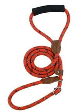 shumee Povodec za ovratnico ZA PSA, nedrseč, rdeč, dolžina 130 cm, premer 8 mm