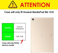 shumee Ovitek za tablico za Huawei MediaPad M6 10.8 2019 moder, zaprt, zaščiten