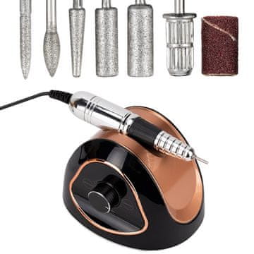 shumee Rezkalni stroj za manikuro in pedikuro 68W M15 črno-zlat 45.000 vrt/min